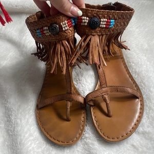 Fringe Sandals